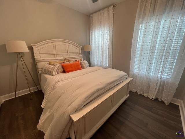 508 Nandina Ct, Warner Robins, GA 31088 - bedroom featuring baseboards and dark wood-style flooring