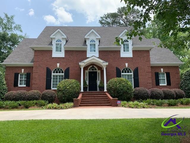 113 Troon Way, Macon, GA 31210 - colonial home with brick siding and a front yard