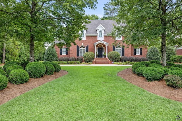 113 Troon Way, Macon, GA 31210 - view of front facade featuring a front yard and brick siding