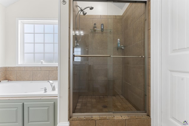 2725 Moseley Rd, Byron, GA 31008 - full bath featuring a stall shower and a bath