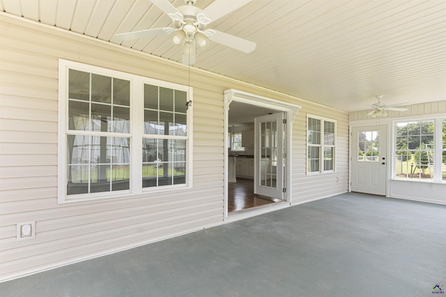 2725 Moseley Rd, Byron, GA 31008 - view of patio / terrace featuring ceiling fan