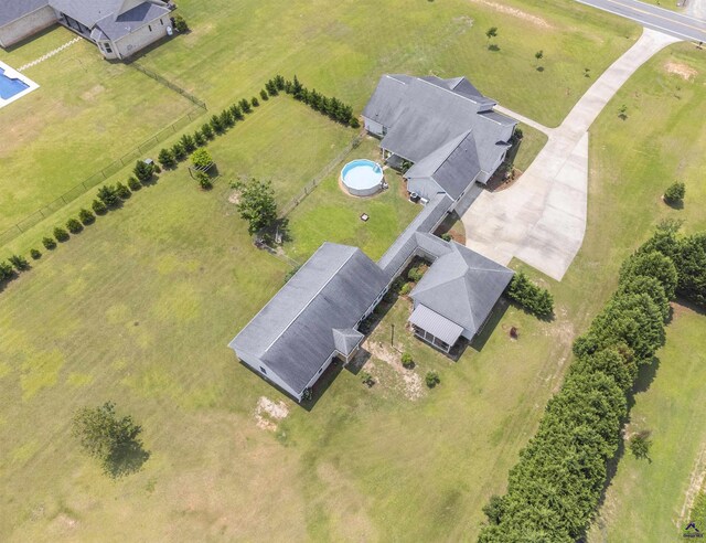 2725 Moseley Rd, Byron, GA 31008 - aerial view of property and surrounding area with a pool area