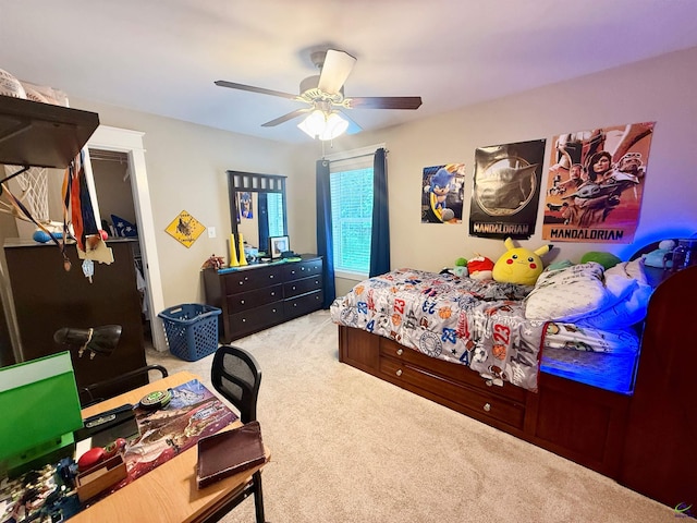183 Terrell Rd, Elko, GA 31025 - bedroom with carpet floors and ceiling fan