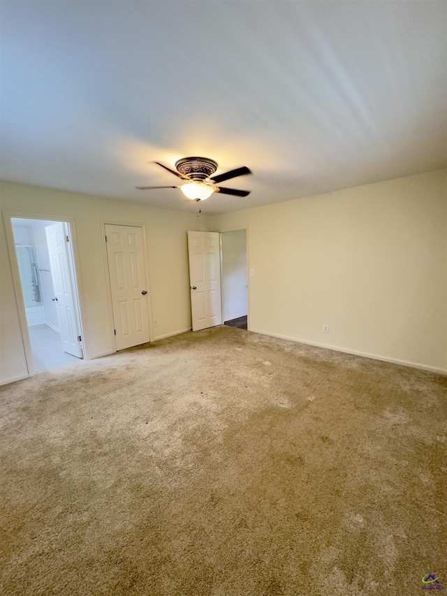 221 Fox Hound Dr, Byron, GA 31008 - unfurnished room with carpet, ceiling fan, and baseboards