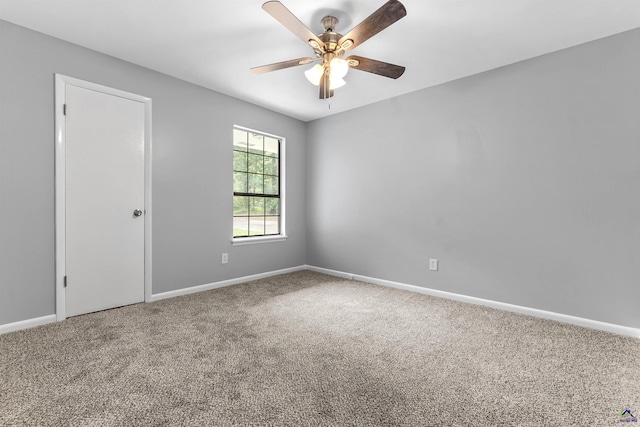 110 Ensenada Way, Warner Robins, GA 31088 - spare room featuring carpet flooring, a ceiling fan, and baseboards
