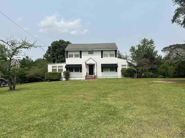 621 Forest Hill Rd, Macon, GA 31220 - colonial-style house with a front yard