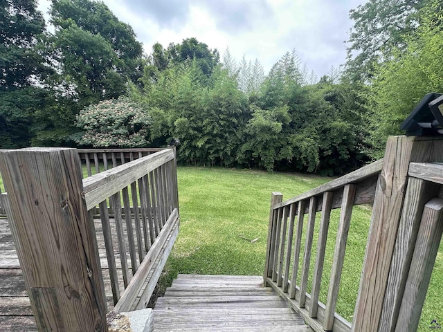 621 Forest Hill Rd, Macon, GA 31220 - deck featuring a yard
