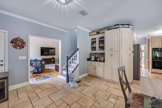117 Richfield Cir, Kathleen, GA 31047 - interior space featuring ornamental molding, stone tile flooring, and baseboards