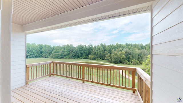 444 Southern Oaks Dr, Macon, GA 31216 - wooden deck with a yard and view of scattered trees