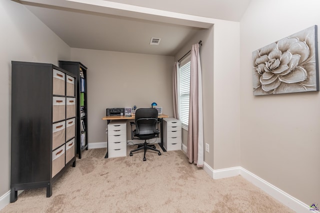 230 Misty Valley Ln, Bonaire, GA 31005 - home office featuring carpet flooring and baseboards