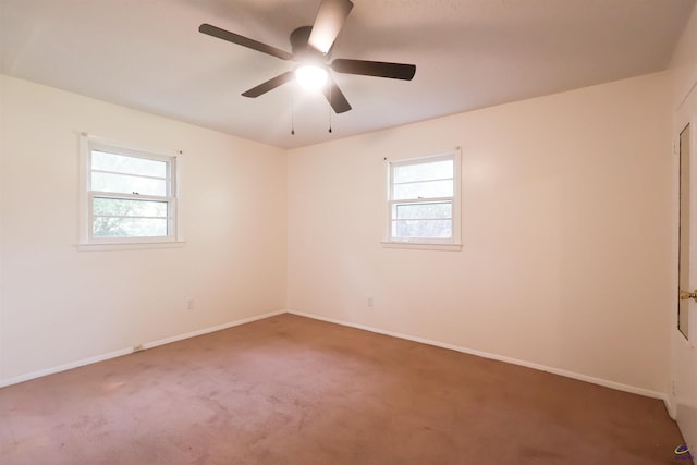 431 Alabama Ave, Warner Robins, GA 31093 - empty room with carpet flooring and a ceiling fan