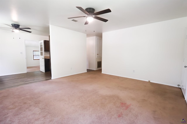 431 Alabama Ave, Warner Robins, GA 31093 - unfurnished room with ceiling fan and carpet