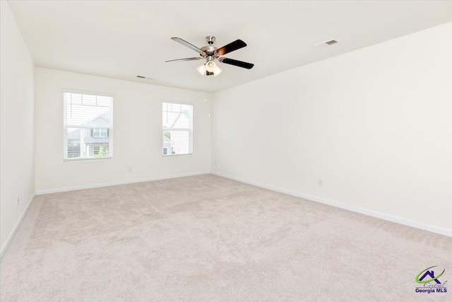 111 Farmers Way, Perry, GA 31069 - unfurnished room featuring ceiling fan and light carpet