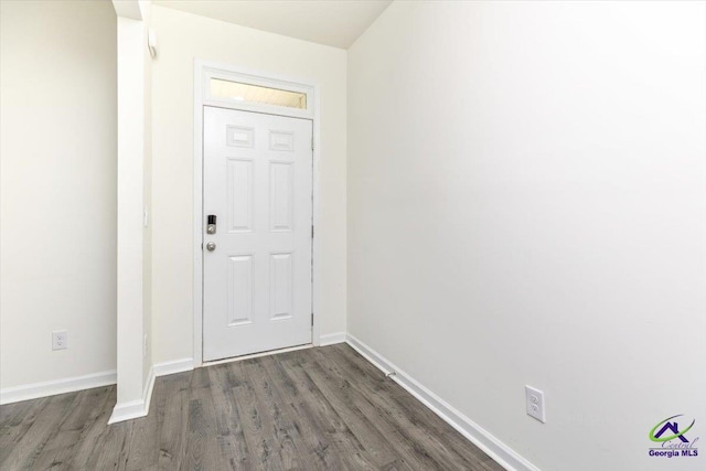 111 Farmers Way, Perry, GA 31069 - doorway to outside featuring wood finished floors and baseboards