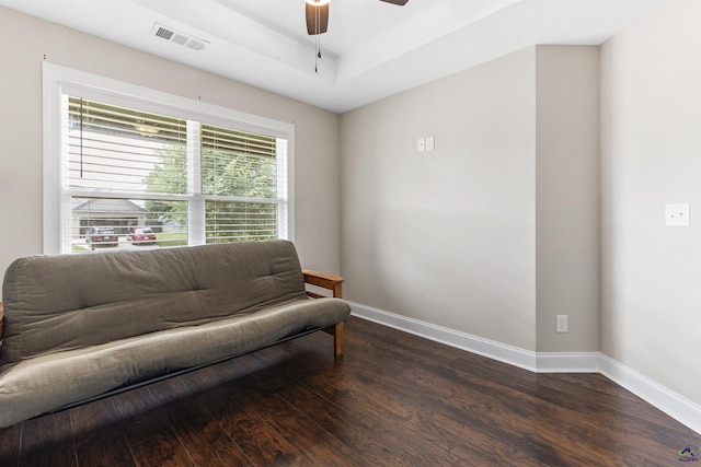 304 Kendall Ct, Perry, GA 31069 - living area with a ceiling fan and wood finished floors