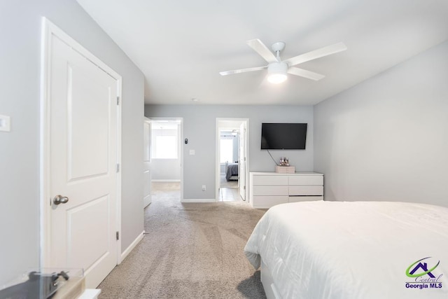 501 Adirondac Way, Bonaire, GA 31005 - carpeted bedroom with baseboards and a ceiling fan