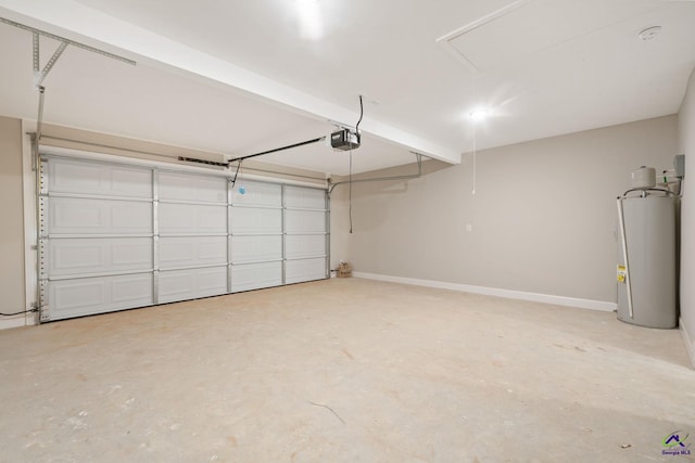 219 Christine Cir, Perry, GA 31069 - garage featuring water heater and a garage door opener