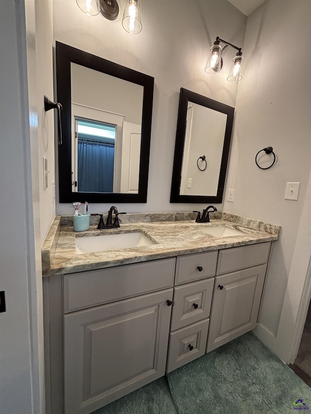 400 Rustic Live Oak Trl, Bonaire, GA 31005 - bathroom featuring double vanity