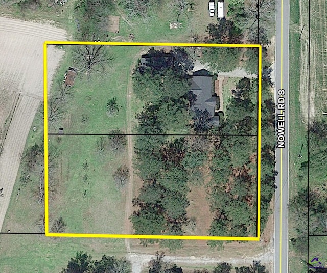 7285 Nowell Rd S, Macon, GA 31216 - map / location with property parcel outlined