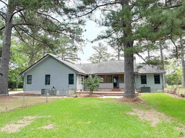 7285 Nowell Rd S, Macon, GA 31216 - rear view of house featuring a chimney