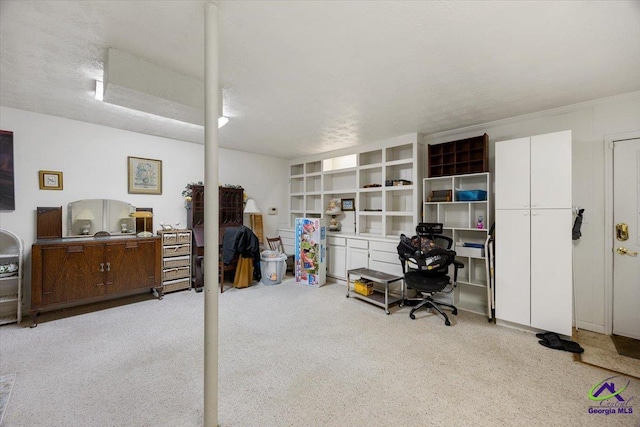 1414 Park Ave, Perry, GA 31069 - view of carpeted home office