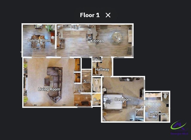 100 Scarlett Dr, Warner Robins, GA 31088 - view of home floor plan