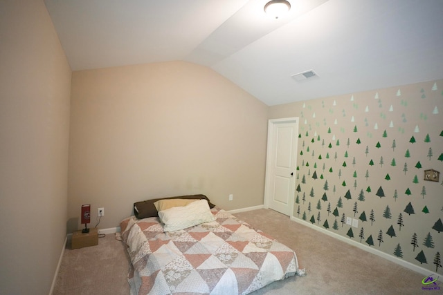 133 W River Cane Run, Perry, GA 31069 - carpeted bedroom featuring lofted ceiling and baseboards
