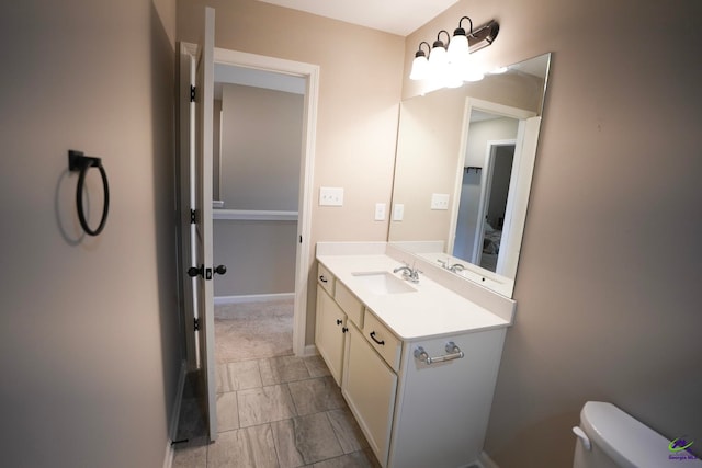 133 W River Cane Run, Perry, GA 31069 - half bath with marble look tiles and vanity
