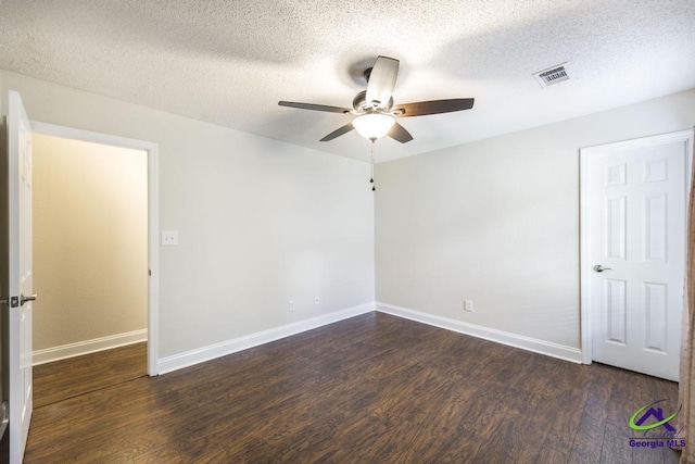 310 Woods Edge Way, Warner Robins, GA 31088 - empty room featuring a ceiling fan, wood finished floors, and a textured ceiling