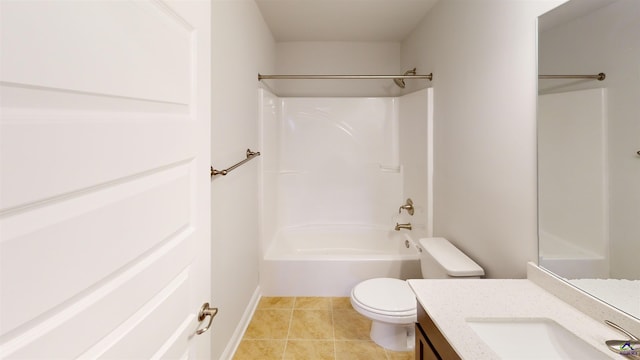 463 Southern Oaks Dr, Macon, GA 31216 - bathroom with vanity, washtub / shower combination, and tile patterned floors