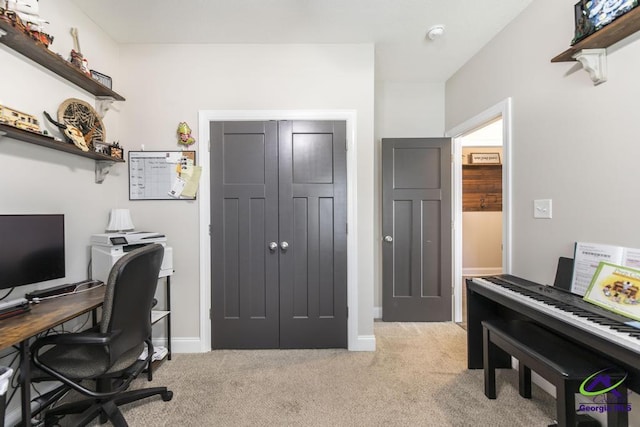 103 Cascades Ct, Bonaire, GA 31005 - office featuring light carpet and baseboards