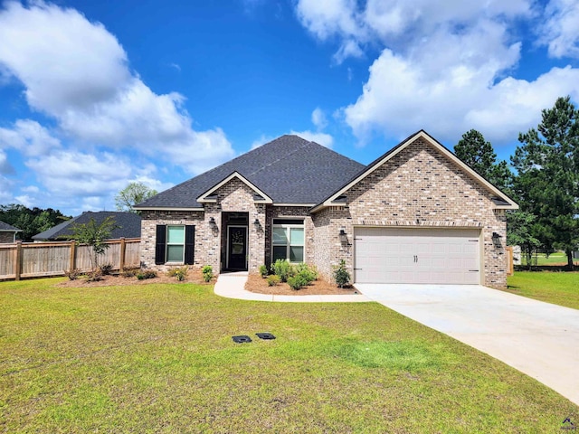 109 Raspberry Trl, Perry, GA 31069 - view of front of property featuring brick siding, an attached garage, concrete driveway, and a shingled roof