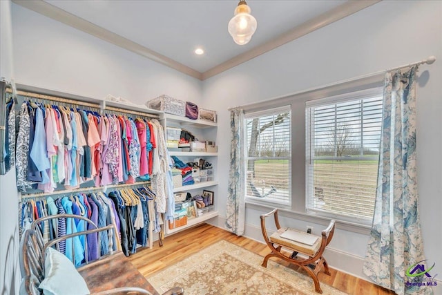 117 Pine Bough Trl, Perry, GA 31609 - walk in closet featuring wood finished floors
