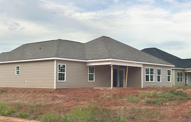 3055 Cellar Ln, Perry, GA 31069 - back of property featuring a shingled roof