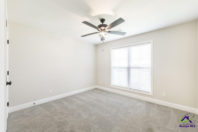 102 Sugar Creek Trl, Perry, GA 31069 - carpeted empty room with baseboards and a ceiling fan