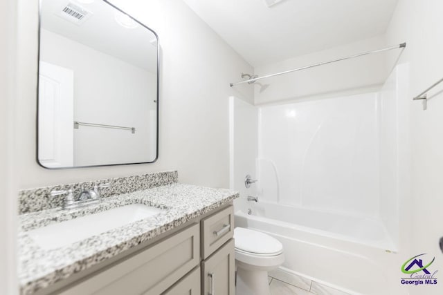 102 Sugar Creek Trl, Perry, GA 31069 - full bath with vanity, bathtub / shower combination, and tile patterned floors