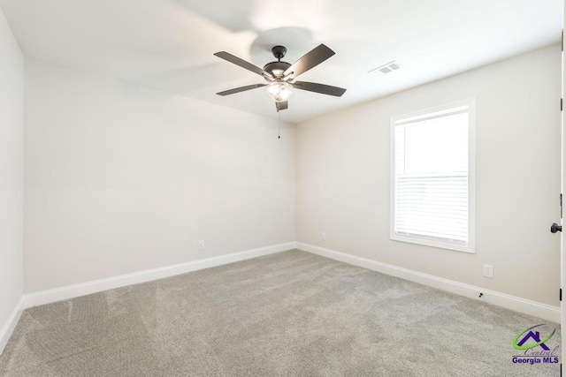102 Sugar Creek Trl, Perry, GA 31069 - unfurnished room featuring ceiling fan and carpet flooring