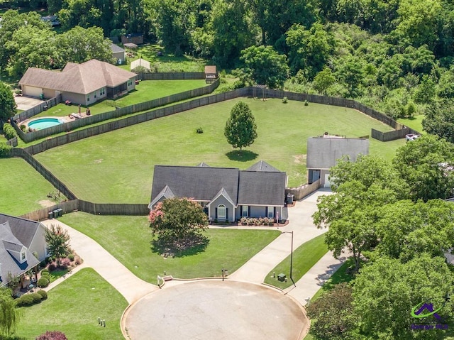 546 Grove Ln, Kathleen, GA 31047 - aerial view of property and surrounding area with a pool