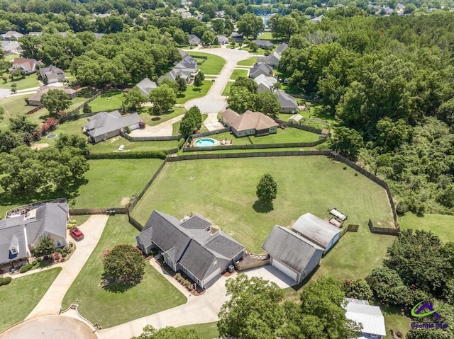 546 Grove Ln, Kathleen, GA 31047 - aerial perspective of suburban area