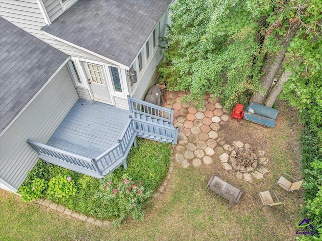 574 Shadow Moss Dr, Macon, GA 31204 - view from above of property