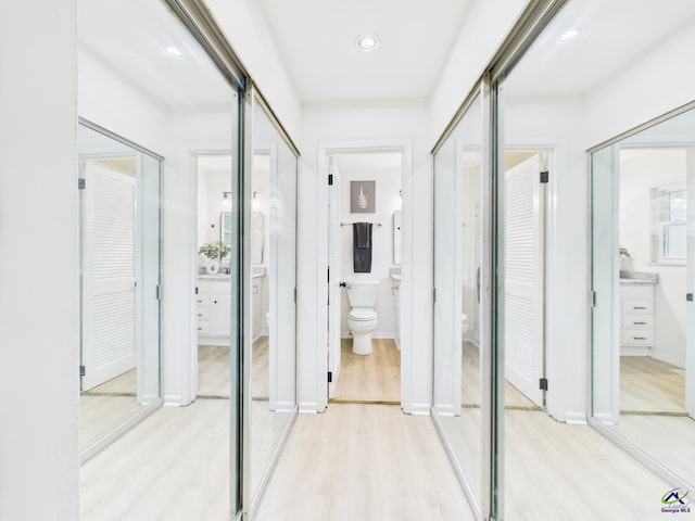 752 S Forest Lake Dr, Macon, GA 31210 - full bathroom with a closet, wood finished floors, and vanity