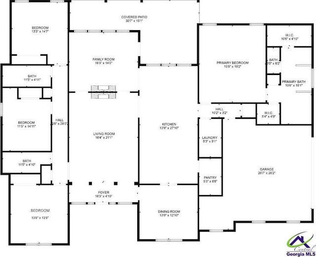 217 Wilsons Creek Bnd, Bonaire, GA 31005 - view of home floor plan