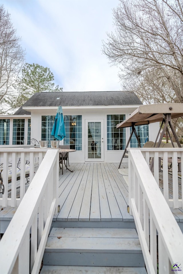 118 Quinelle Dr, Perry, GA 31069 - view of wooden terrace