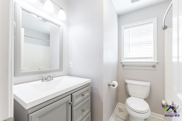 313 Strawbridge Ln, Bonaire, GA 31005 - full bath featuring vanity and marble finish floors