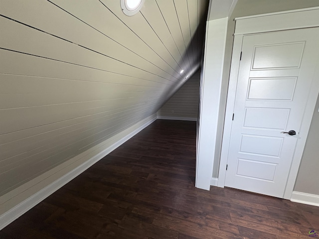 300 Stacy Ln, Warner Robins, GA 31088 - hallway featuring baseboards and dark wood-type flooring