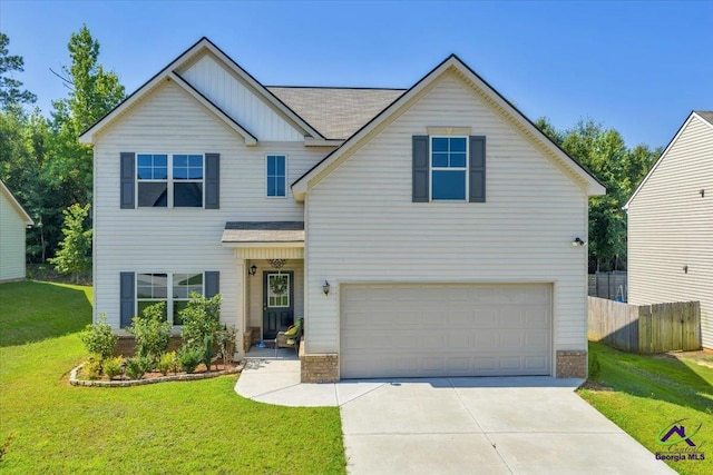 215TYNDALLWAY Tyndall Way, Perry, GA 31069 - traditional-style house featuring an attached garage, a shingled roof, board and batten siding, and driveway