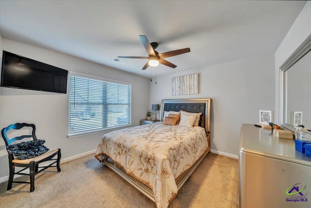 215TYNDALLWAY Tyndall Way, Perry, GA 31069 - bedroom featuring light colored carpet and ceiling fan