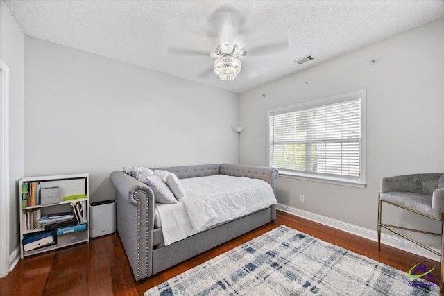 129 Sugarloaf Dr, Macon, GA 31204 - bedroom featuring wood finished floors and a ceiling fan