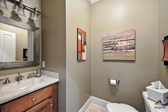 612 Remington Dr, Macon, GA 31210 - bathroom featuring tile patterned flooring and vanity