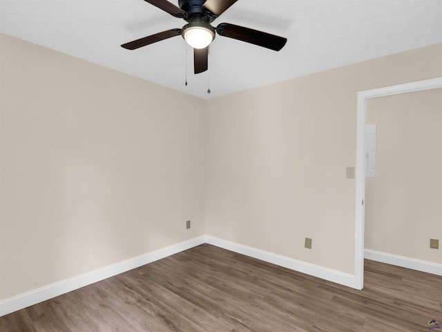 434 Barnes Rd, Jackson, GA 30233 - spare room with wood finished floors and a ceiling fan